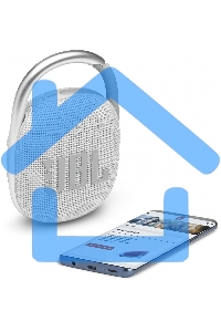 Портативная акустическая система JBL CLIP 4, белый