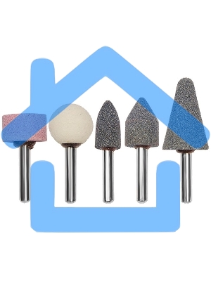 Точильные камни Matrix для дрели, 5 шт.