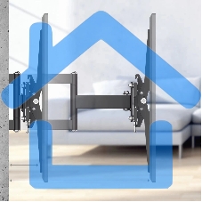 Кронштейн для телевизора Hama 00220829 черный 32