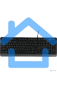 Комплект клавиатура + мышь A4 Fstyler F1010 клав:черный/серый мышь:черный/серый USB Multimedia
