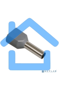 Наконечник-гильза изол. НГИ2 4.0-12 сер. (уп.100шт) ИЭК UTE10-D4-0-100