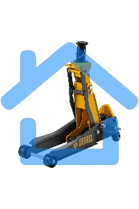 Домкрат гидравлический подкатной Denzel 2/3 т, 98-770 мм, быстрый подъем, низ. подхват, проф, SUV 51270