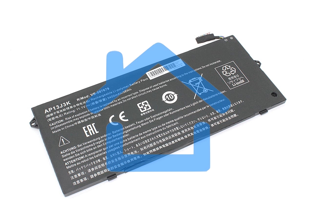 Аккумуляторная батарея для ноутбука Acer Chromebook C72011.1V 3400mAh OEM