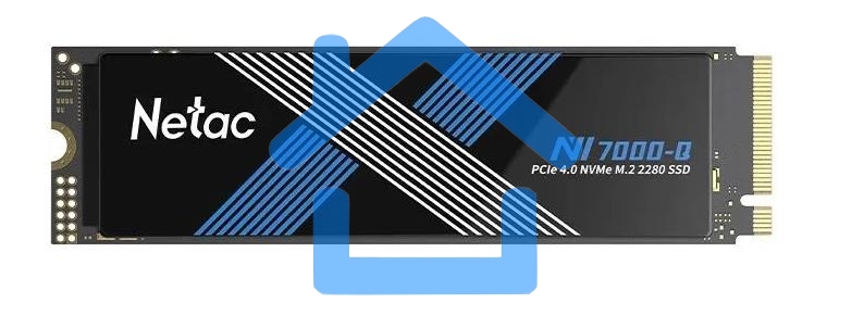 Накопитель SSD Netac NV7000-Q, 1Tb, M.2 2280, PCIe 4.0 x4, NVMe, R/W 7100/6200, с радиатором