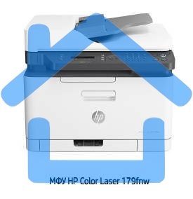 МФУ лазерное HP Color LaserJet 179fnw (4ZB97A), А4, цветной, печ. до 18 стр/мин. (ч/б) до 4 стр/мин. (цвет), скан. до 15 стр/мин. (ч/б) 6 стр/мин. (цвет), 600x600dpi, USB, RJ-45, Wi-Fi, Air Print, Mopria