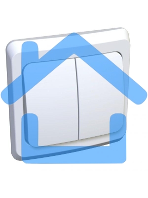 Выключатель 2-кл. СП Этюд 10А IP20 белый SchE BC10-002B