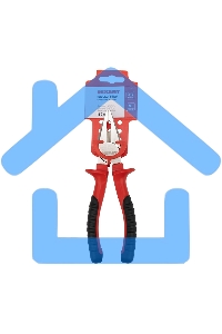 Плоскогубцы комбинированные Rexant 180 мм никелированные, двухкомпонентные рукоятки