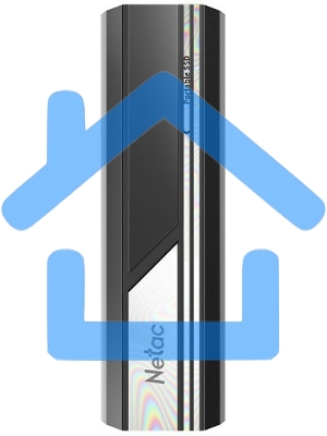 Внешний SSD Netac ZX10, 500 GB, USB 3.2 Gen 2 Type-C, R/W 1050/1050, черный