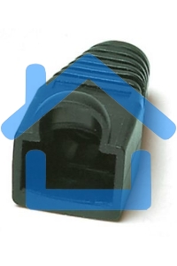 Изолирующий колпачок Hyperline BOOT-BK-10 для разъемов RJ-45, черный (10 шт.)