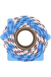 Фал плетеный СИБРТЕХ полипр. 16-прядный с полипр. серд. 8 мм, бухта 100 м, 520 кгс СИБРТЕХРоссия 93966