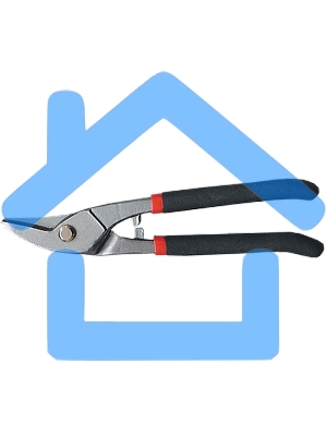 Ножницы по металлу Matrix, 250 мм, для фигурного реза, обливные рукоятки