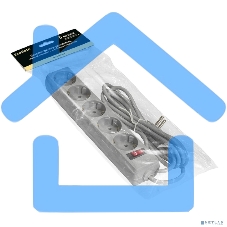 Сетевой фильтр Exegate SP-5-5G (5 розеток, 5м, евровилка, серый)