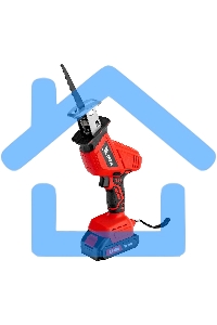 Пила сабельная аккумуляторная RС-80, Li-Ion, 20 В MTX