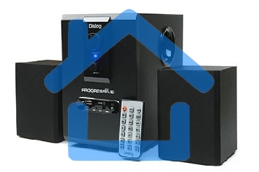 Акустическая система Dialog Progressive AP-150 черный акустические колонки 2.1, 5W+2*2,5W RMS, USB+SD reader