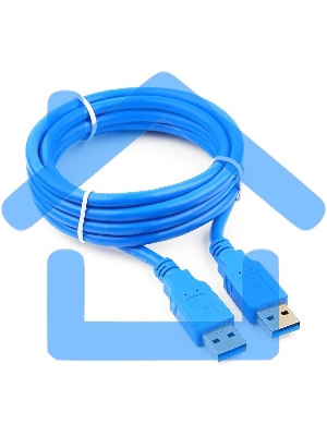 Кабель Gembird/Cablexpert Pro CCP-USB3-AMAM-6, AM/AM, 1.8м, экран, синий