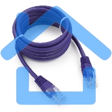 Патч-корд UTP Cablexpert кат.5e, 2м, литой, многожильный, фиолетовый