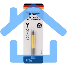 Бита для шуруповерта KRANZ PH2х70 мм