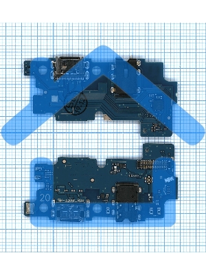 Шлейф разъема питания для Samsung Galaxy A20 A205F