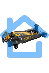 Домкрат гидравлический подкатной Denzel 2/3 т, 98-770 мм, быстрый подъем, низ. подхват, проф, SUV 51270
