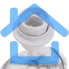 Светильник декоративный настольный Форте, основание дуга под белый мрамор, черный абажур, цоколь Е27, 60Вт Rexant