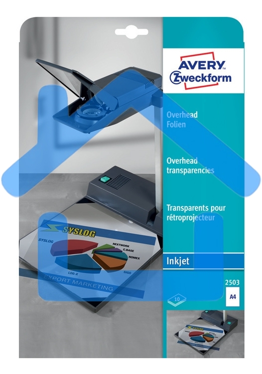 Пленка Avery Zweckform 2503 A4/10л./прозрачный для струйной печати