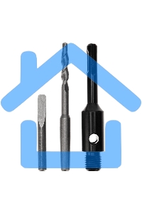 Хвостовик для коронки KRANZ М16х120мм SDS PLUS