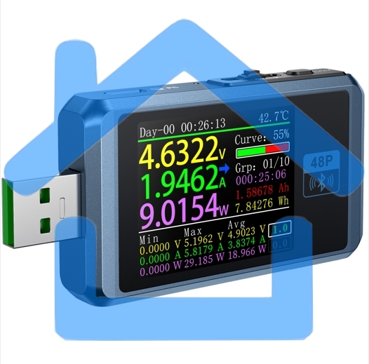 Тестер USB FNIRSI-FNB48P bluetooth