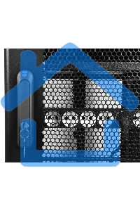 Шкаф серверный ПРОФ напольный 48U (600x1000) дверь перфор., задние двойные перфор., черный, в сборе (ШТК-СП-48.6.10-48АА-9005) (1 коробка)