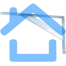 Кронштейн усиленный 500 х 350 х 30 х 4 мм, оцинкованный Сибртех Кронштейн усиленный 500 х 350 х 30 х 4 мм, оцинкованный Сибртех