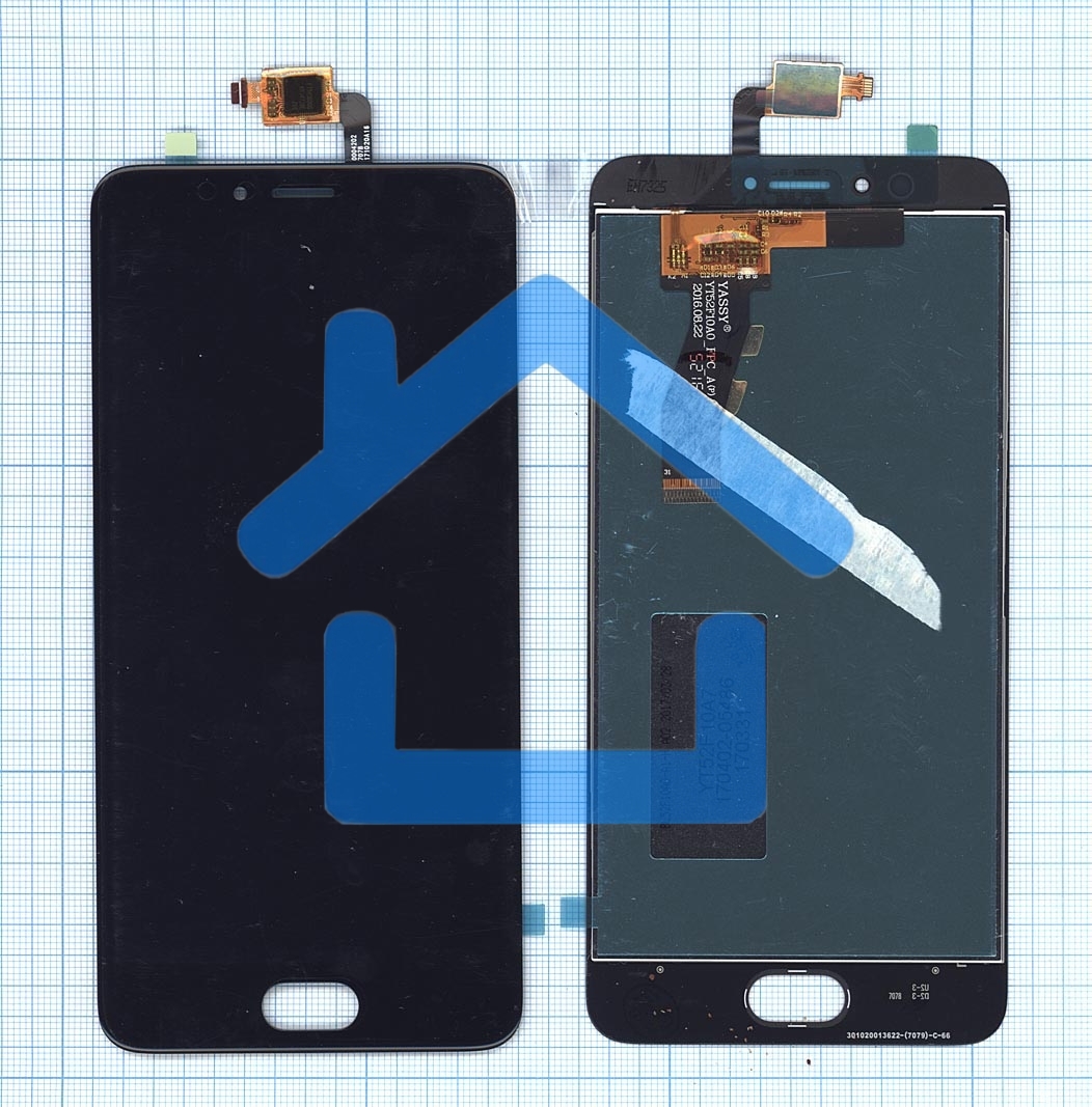 Дисплей для Meizu M5s, черный