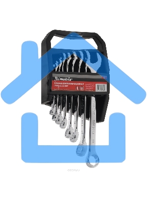 Набор комбинированных ключей Matrix (6-19 мм) 8 шт.