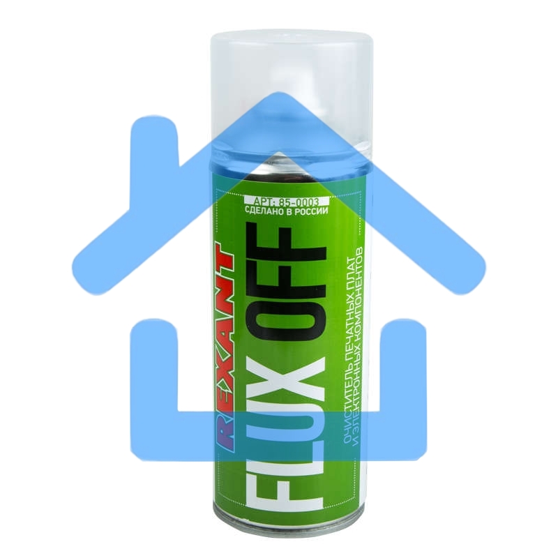 Очиститель печатных плат FLUX OFF, Rexant, 400 мл, аэрозоль