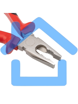 Плоскогубцы комбинированные Rexant 180 мм никелированные, двухкомпонентные рукоятки