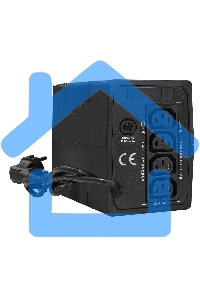 Источник бесперебойного питания ExeGate Power Smart ULB-1000.LCD.AVR.4C13 1000VA/550W, LCD, AVR, 4*C13, черный