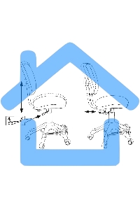 Кресло детское Бюрократ CH-W204/F мультиколор алфавит, крестовина пластик, подст. для ног, пластик белый