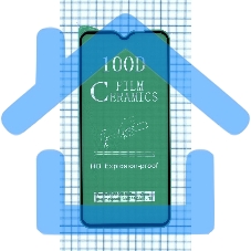 Керамическая пленка (стекло) для OnePlus 7 черный