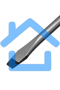 Отвертка Denzel SL8x150 мм, S2, 3к рукоятка