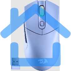 Мышь беспроводная REDRAGON St4r Pro голубой, 26000 dpi, радиоканал, Bluetooth, USB, кнопки - 6