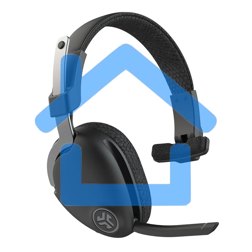 Гарнитура JLAB GO Work Wireless Headset, для компьютера/мобильных устройств, накладные, bluetooth, черный ieuhbgoworkrblk4