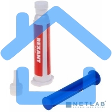 Флюс-гель для пайки Rexant, пайка алюминия, 12 мл, техно-шприц, блистер