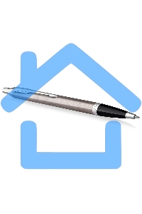 Ручка шариковая Parker IM Essential K319 (CW2143631) Brushed Metal CT M, синие чернила, подарочная коробка