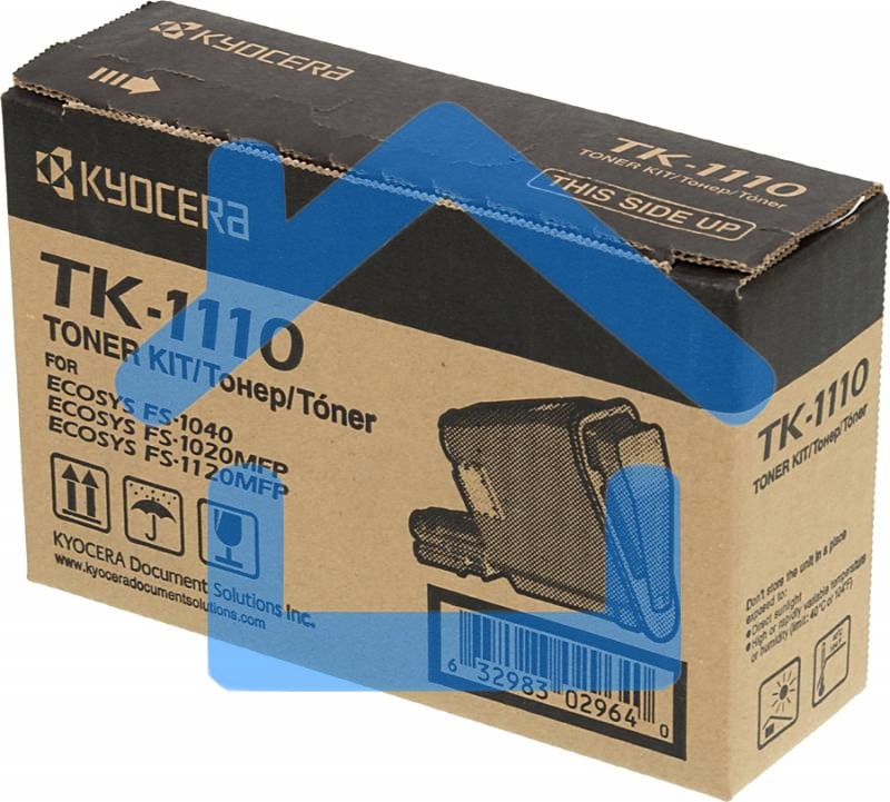 Картридж лазерный Kyocera TK-1110 (1T02M50NX0/1T02M50NX1) черный для FS-1040/FS-1060DN/FS-1020MFP/FS-1025MFP/FS-1120MFP/FS-1125MFP 2500 стр.