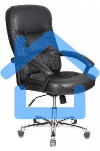 Кресло руководителя Бюрократ T-9908AXSN-AB черный, кожа, крестовина металл