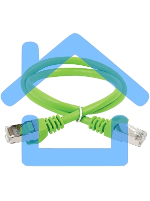 Коммутационный шнур ITK (патч-корд), кат.5Е FTP, 3м, зеленый