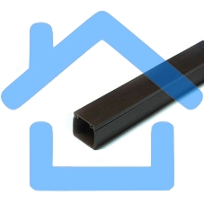 Кабель-канал 12х12 L2000 пластик с двойным замком венге УралПак КК-4812012-200