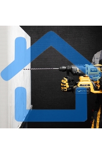 Бур по бетону Denzel двойная спираль, Cobalt W-tip, 10x260 мм, SDS PLUS