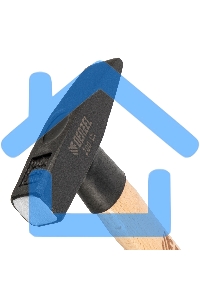 Молоток слесарный Denzel 200 г, кованый квадратный боек, буковая рукоятка