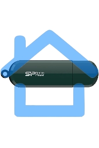 Флешка USB 64 Gb Silicon Power Lux Mini 320, USB 2.0, Green