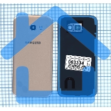 Задняя крышка для Samsung A520 Galaxy A5 (2017) золотая