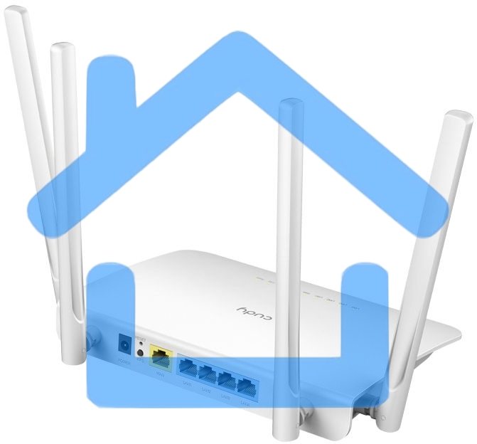 Роутер беспроводной Cudy WR1300 AC1200 10/100/1000BASE-TX/Wi-Fi белый